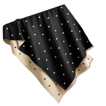 Oversized lange sjaal voor dames, meerdere gelegenheden,-Zwart