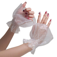 Nylon-Handgelenkschützer bieten einen eleganten Hintergrund-Weiß