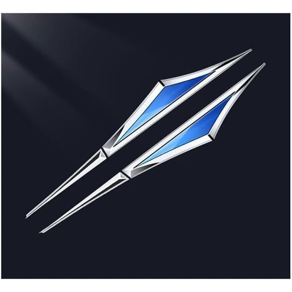 Car Emblem Sticker For Bmw 2Er Cabrio F23 20182021 2Piece Side Door Emblems, 3D Selfadhesive Badge, Silverblue 9426802336658