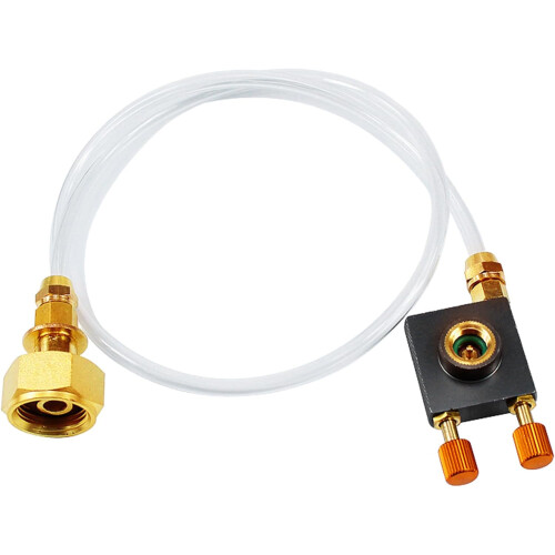 Heredadapter Adapter Refill Conversion Tube Propane Connections Flat Fill Valves 1