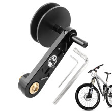 Gnrique Bikes Chain Tensioner, Aluminum Alloy, Chain Tension, Chain Tensioning, Sturdy Chain Tension Device, Single Speed Chain Converter, Black B