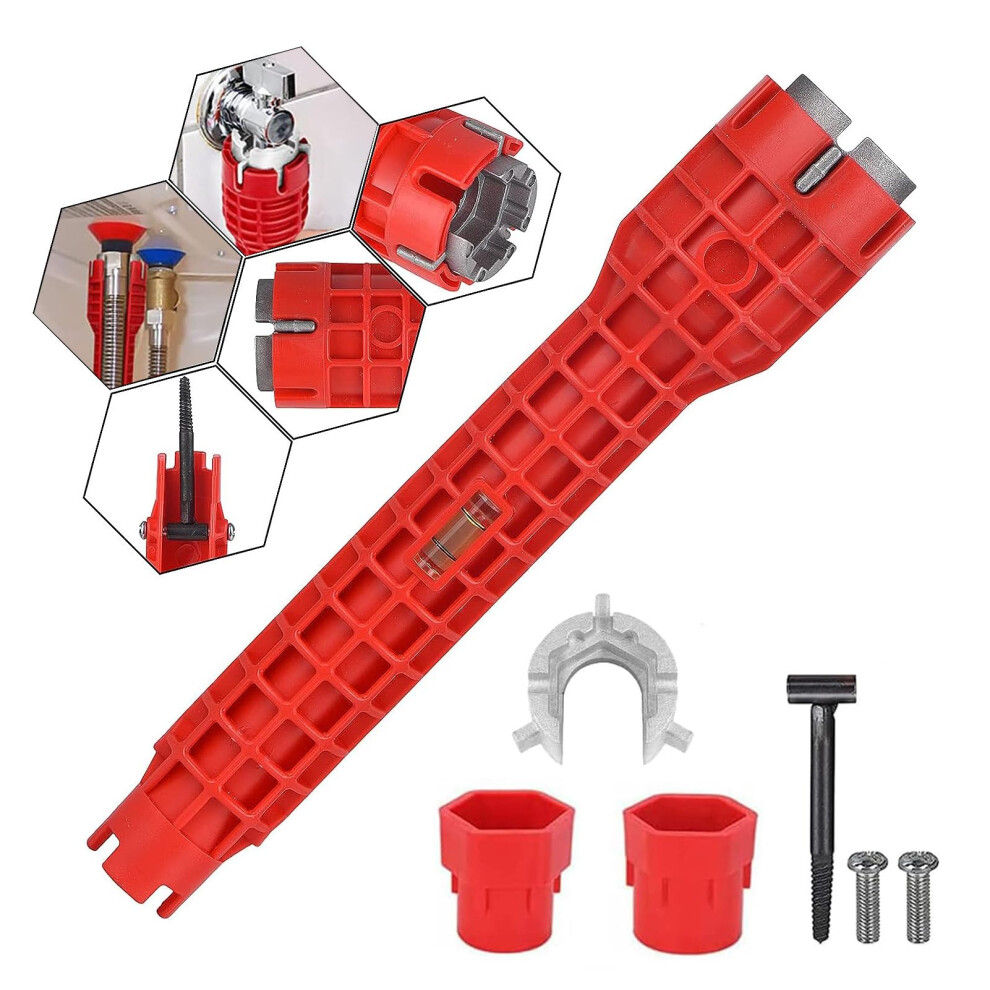 8In1 Multifunctional Sink Tap Wrench Tool, Sink Installation Tool, Toilet Spanner For Faucets In Kitchen And Bathroom. 9426802336672