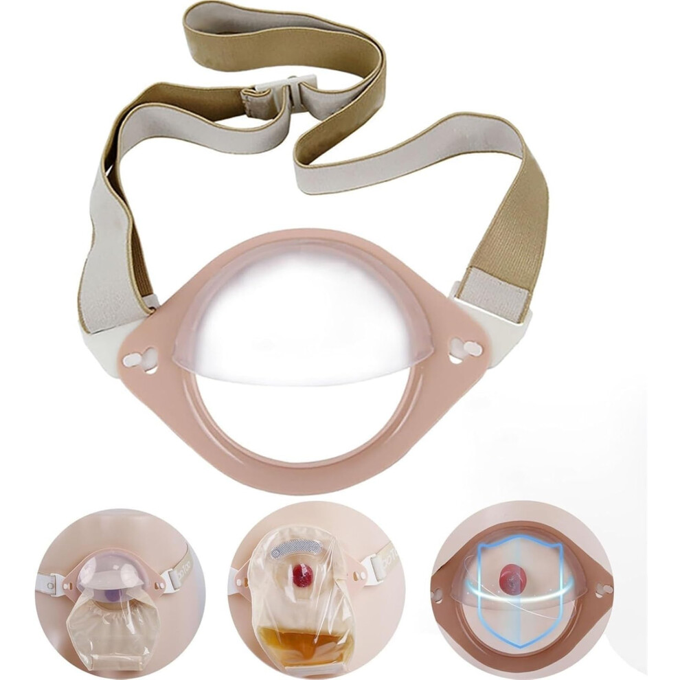 Universal Ostomy Shield Chassis Reinforcement for Colostomy Bags Unisex Protection for Women and Men