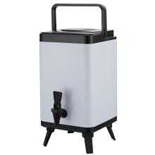 304 Stainless Steel Hot Water Dispenser with Faucet, 8L Insulated Commercial Coffee Urn for Restaurant and Office