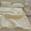 Solid Color Bed Throws Quilted Bedspreads With Ruffles, Lightweight Patchwork Quilt, Cotton Throw, Yellow 200x230 Cm 3