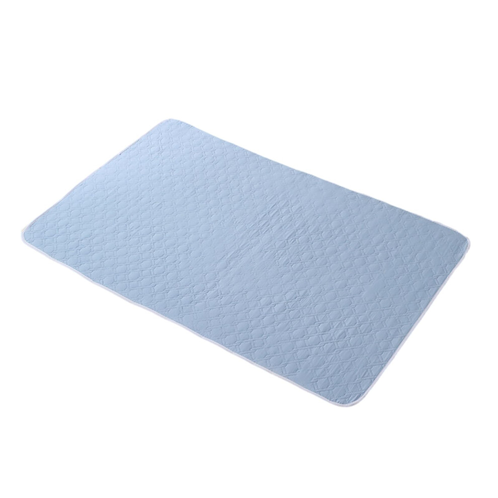 Washable Incontinence Bed Pad with Cotton Layer, Reusable Waterproof Mattress Protector 70x90cm