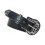 Sangle de taille réglable avec œillet noir gothique,-motif croco 1
