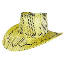 Trendy cowboyhoeden met pailletten voor modeliefhebbers,-Goud