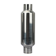Muffler Exhaust 76mm Diameter Performance Resonator Silencer for Motorcycle, Truck, Lawnmower, Tractor