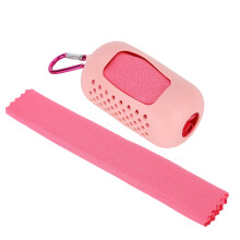 Portable Microfiber Travel Towel Pink 30x80cm QuickDry Shower Accessory