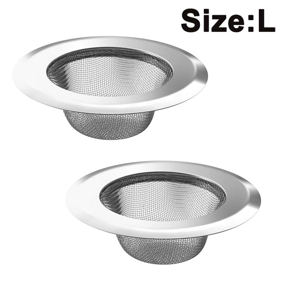 Sink Strainer, Intensive Filtration Stainless Steel, Tight Fit For Seamless Drain Protection 9148971063615