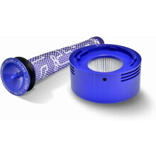 Kit de substituição de filtros de aspirador de pó altamente eficiente, pacote valioso para Dyson V7 e V8. Compatível com pós-filtros e