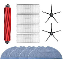 Silikoniset sivuharjat, yhteensopiva Roborockin kanssa, helppo purkaa, säädettävä nopeus, korkealaatuiset materiaalit, ympäristöystävällinen