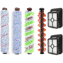 Revolutionera din städrutin, Multi-Surface Pet Pro-borstrullar, Golvrengöring i toppklass, Mikrofibermaterial för Bissell CrossWave-serien