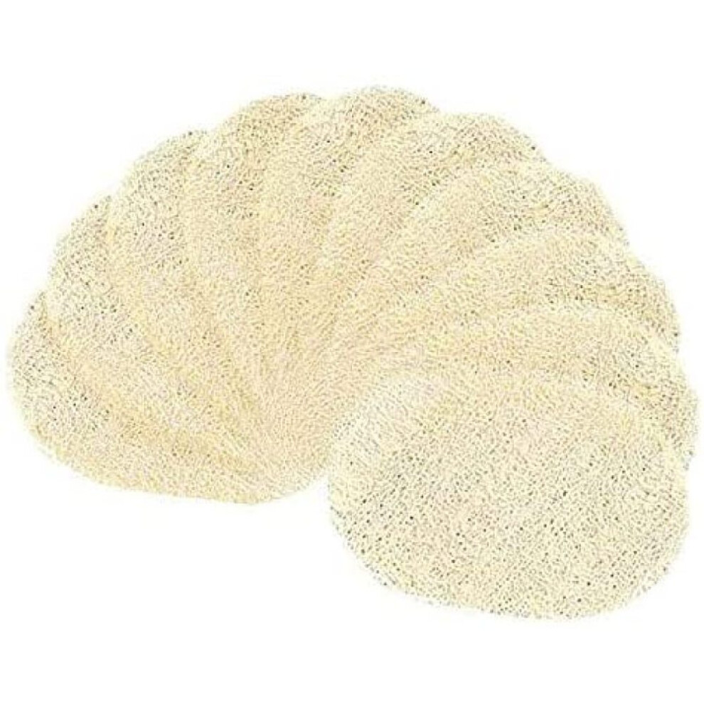 Cleansing Skin Pads, Renewable Resource Loofah Sponges For Makeup Remover - 10 Pieces Of Natural Face Exfoliator Pads That Are Breathable,
