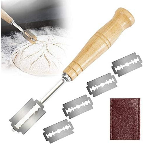 Bread Lame With Storage Box, Effortlessly Score Sourdough And Other Breads, Includes Replaceable Razor Blades 1