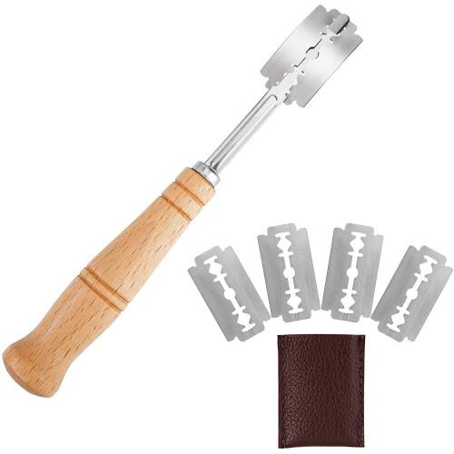 Bread Lame With Storage Box, Effortlessly Score Sourdough And Other Breads, Includes Replaceable Razor Blades