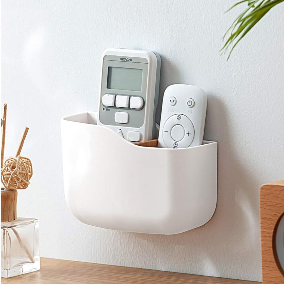 Chic Wall Mounted Remote Organizer, Environment-Friendly Material Ensures Longevity, Universal Tv Remote Holder With Phone Charging Slot, Premium 9128293220316