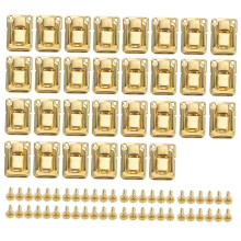 Antique Iron Hasps Latches, 30 Pcs, For Wooden Jewelry Boxes, Retro Style Box Buckles, AntiRust Decorative Clasps