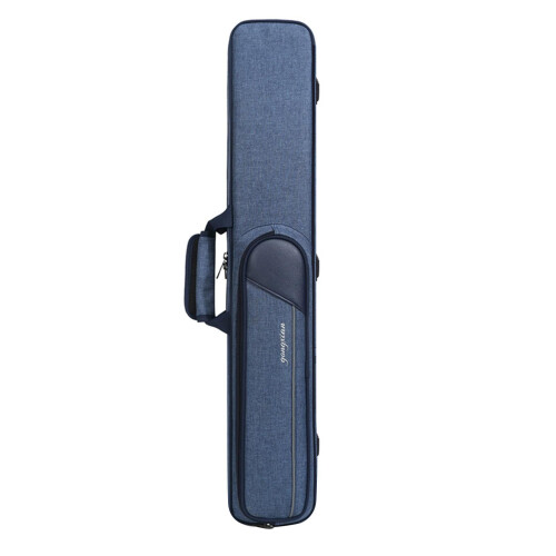 Billiard Cue Case With Shoulder Straps Oxford Cloth AntiScratch DustProof Spacious Blue