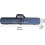 Billiard Cue Case With Shoulder Straps Oxford Cloth AntiScratch DustProof Spacious Blue 2
