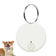 GPS Tracker for Dogs, AntiLost Dog Tag, Pet GPS Tracker for Cats and Dogs, Phone Compatible GPS Tracker, White
