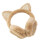 Practical Plush Ear Muffs Nonslip Grip Design Windproof-Camel 1