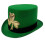 Chapeau haut de forme élégant, facile à assortir à-Vert 1