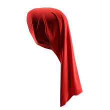 Casquette Dreadlock couleur unie Durag doublure respirante-Rouge