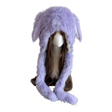 Chapeau en peluche respirant d'hiver, doublure polaire,-Violet