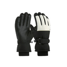 Kids Winter Ski Gloves Simple NonSlip Water Resistant-Black 15