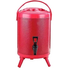 16L Stainless Steel Insulated Beverage Dispenser Insulated Hot Milk Tea Keg With Tap, 20 Hours Hot And Cold Insulation Ref: 6463