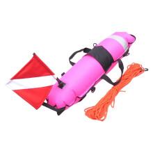 Freediving Buoy Float 25m Ropes, Pink, 83x25x25cm, Spearfishing And  Diving Equipment