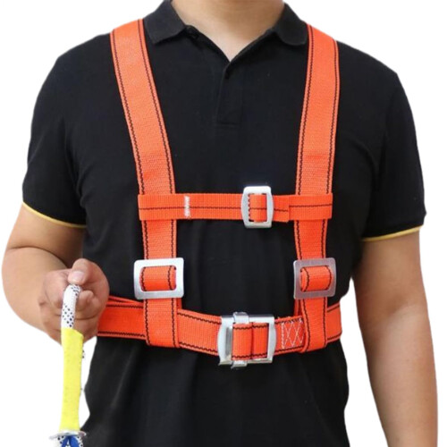 Safety Harness Fall Protection Kit, Adjustable Tree Climbing Gear, Safe Fall Arrest Equipment