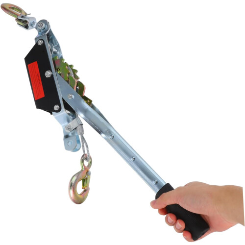 Rope tensioner puller with towing handles for felling trees cable pulling tool 1