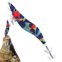 Squid Lures Saltwater Fishing 4Inch Glow Effect Flexible Swimming Bait For Cod Sea Bass Snapper