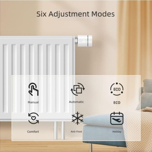 Temperature Control Valve Intelligent Automatic On Off For Home Heating System Smart Home HVAC 2