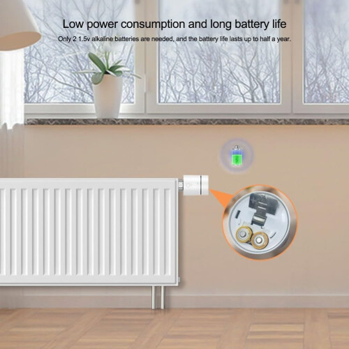 Temperature Control Valve Intelligent Automatic On Off For Home Heating System Smart Home HVAC 1