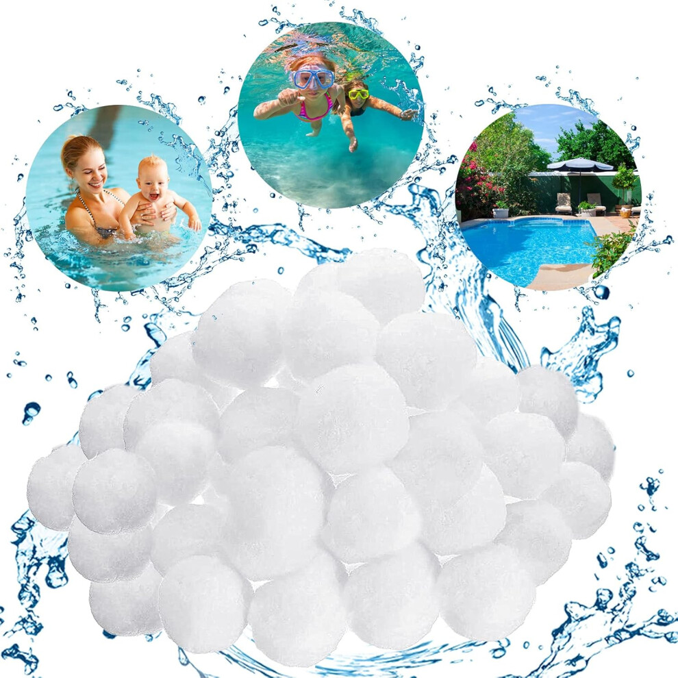 Efficient Filtration with Pool Filter Balls for Sand Filter, Reusable Sand Filter Balls Delivering Crystal Clear Water, Eco-Friendly Polysphere Pool F
