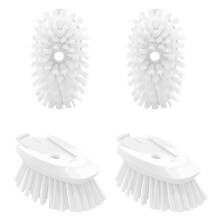 Simple Replacement Brush Heads for OXO Dish Brush, Dishwasher Safe Replacement Brush Heads with Odorless Durable Nylon Bristles, Wide Application Clea
