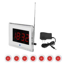 Reliable Signal Range Wireless Caregiver Pager For Catering Services Administrative Offices Leisure And Entertainment Industries, Long-distance