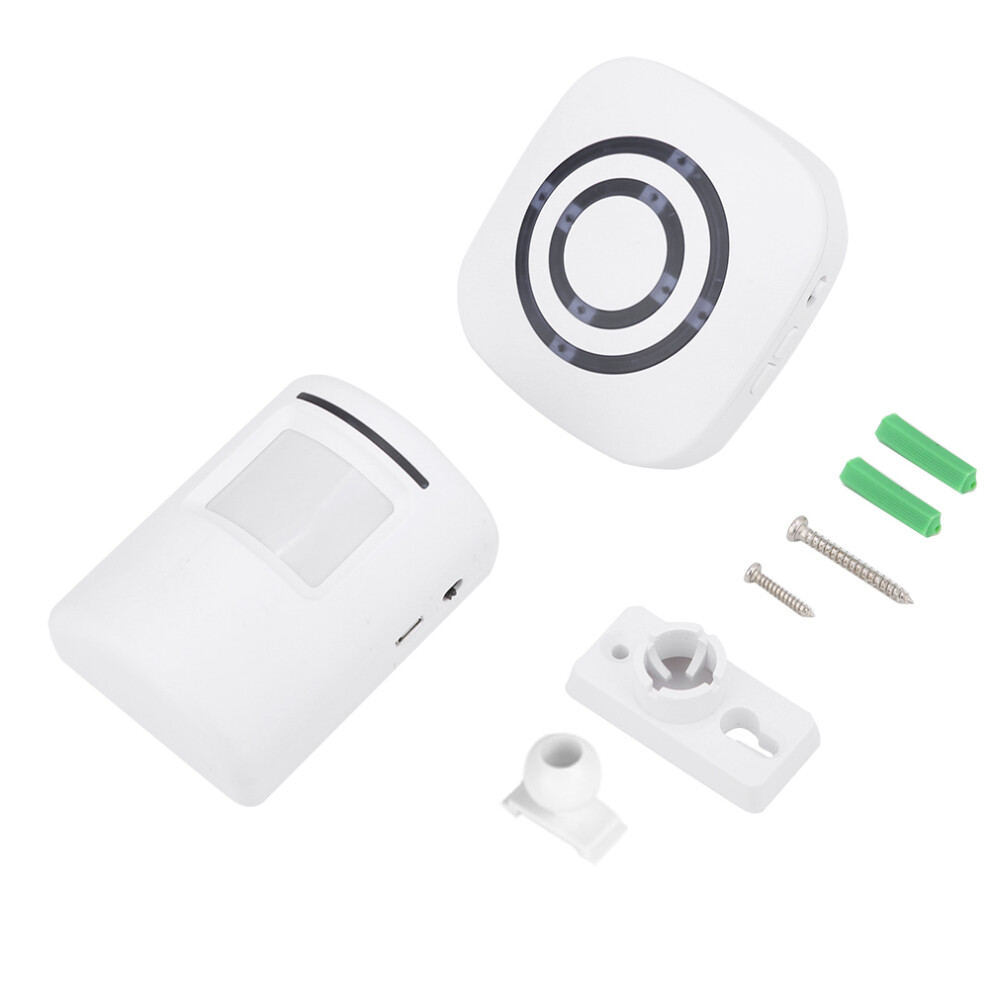 Motion Sensor Door Chime For Business Entry Alert, Adopted Imported Infrared Probe For Accuracy, Large Detection Range With Movable Host Position 9358999907628
