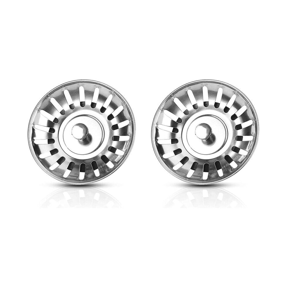 Standard Drains Solution, Rubber Stopper Ensures Leak-Free Experience, Stainless Steel Kitchen Sink Strainer Offers Seamless Drainage With Elliptical 9148971064094