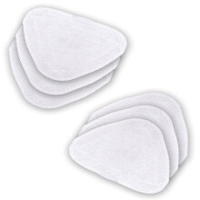Home Cleaning Heroes, Mikrofaser-Dampfmopp-Pads für die chemiefreie Reinigung verschiedenster Böden, Industrieklettverschluss für sicheren Halt