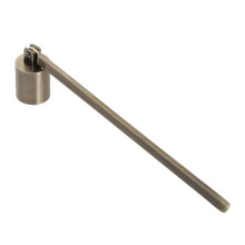 Gold Plated Candle Extinguisher, Stainless Steel Wick Snuffer for Smokeless Extinguishing of Candle Wicks, Elegant and Functional Design for Home Deco