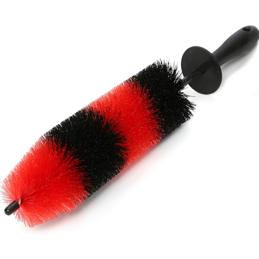 Non-Scratching Wheel Rim Brush, Soft Bristle Detailing Brush For Cars & Households, Professional Flexibility & Sturdy Handle, Multipurpose 9128293189156