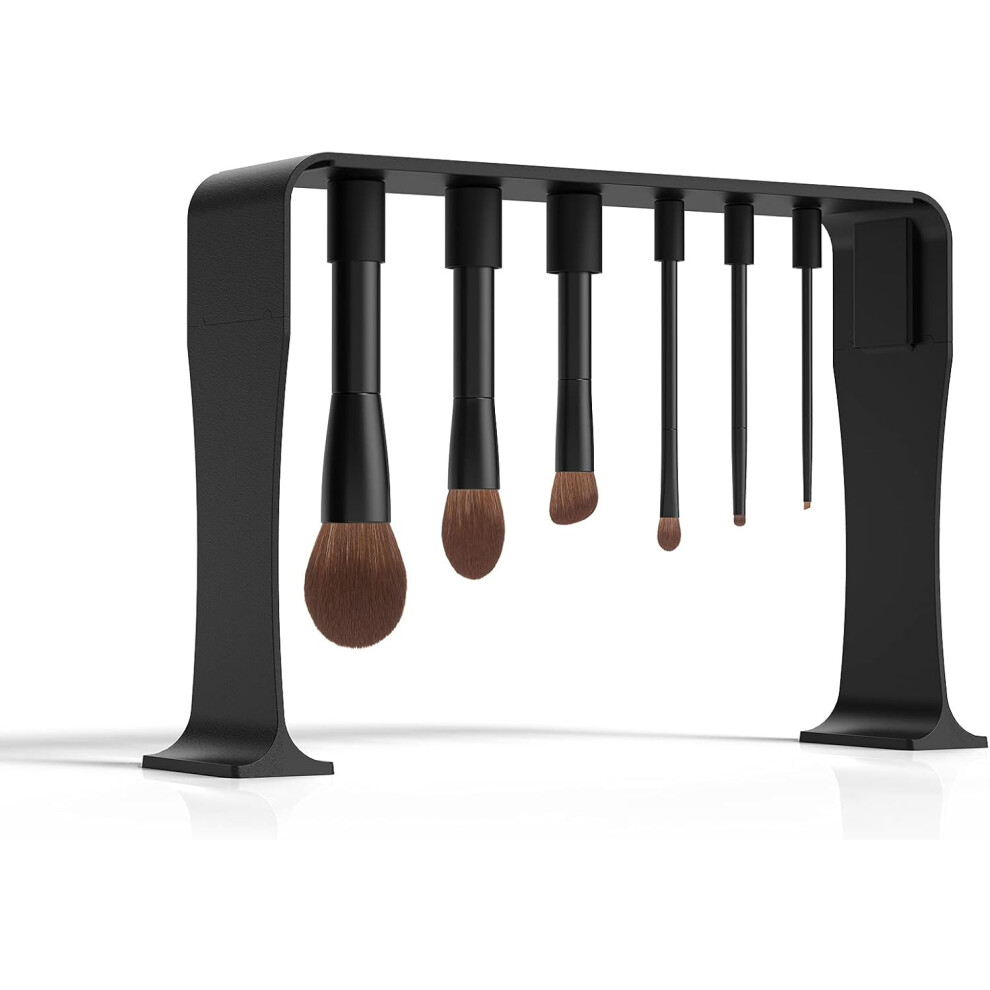 Durable Silicone and Acrylic, Space Saving Design, Suitable for Various Sizes of Brushes, Makeup Brush Drying Rack