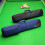 Pool Cue Carrying Case Large Capacity Multiple Pocket Blue Billiard Cue Case 4