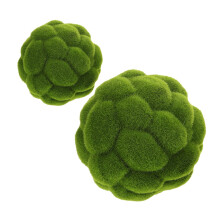 Realistic Artificial Balls for Faux Topiary Green Window Display Ceiling Mall Landscape Pack of 2