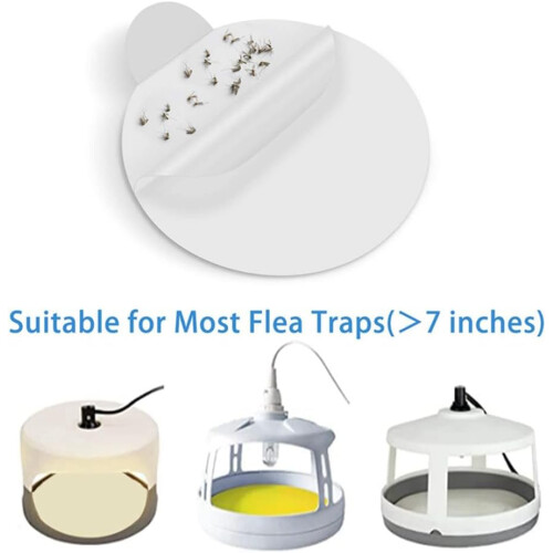 Fleas Trap Refill Discs Replacement Glue Boards 12 Pack 7.1 Inch Fits Most Models Bed Bug Traps 1